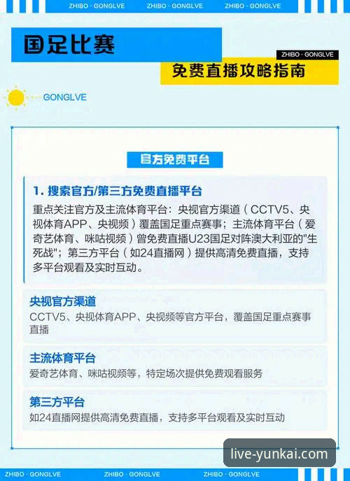 云开体育赛事直播攻略：高清流畅观赛的实用技巧与必备知识